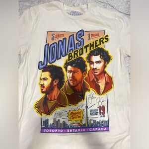 Jonas Brothers Toronto Exclusive Tour Shirt